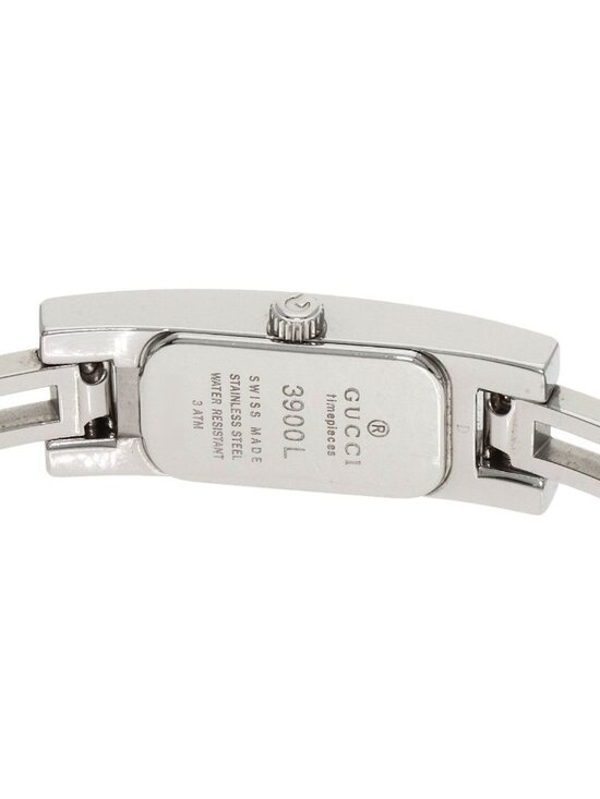 Gucci Square Face Dial Diamond Watch SS